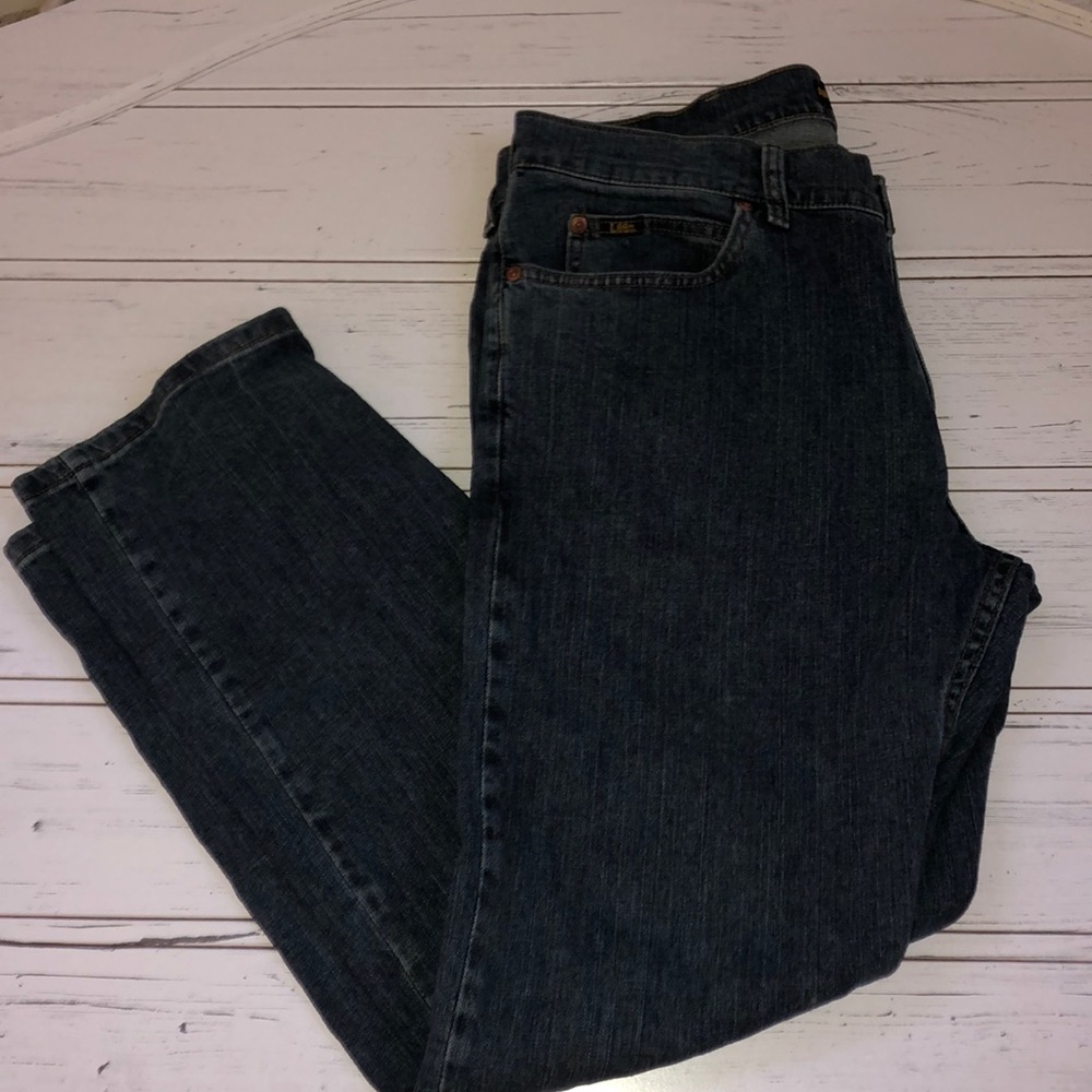 Lee Dark Wash Regular Fit Jeans Men’s